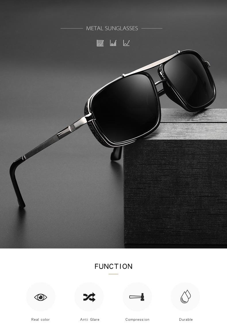Buy Now Rectangular Polarized Sunglasses UV400 Protection - JACKMARC.COM