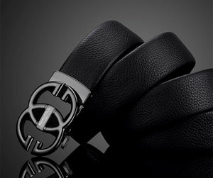 Buy Stylish GG Automatic Buckle Leather Belt For Men-Jackmarc.com - JACKMARC.COM