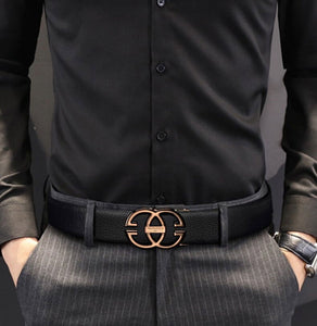 Buy Stylish GG Automatic Buckle Leather Belt For Men-Jackmarc.com - JACKMARC.COM