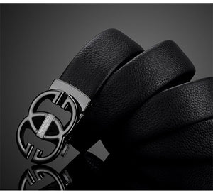 Buy Stylish GG Automatic Buckle Leather Belt For Men-Jackmarc.com - JACKMARC.COM