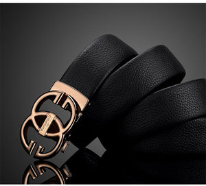 Buy Stylish GG Automatic Buckle Leather Belt For Men-Jackmarc.com - JACKMARC.COM