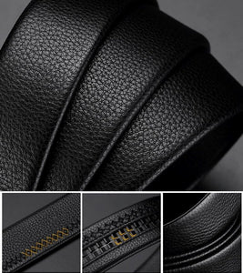 Buy Stylish GG Automatic Buckle Leather Belt For Men-Jackmarc.com - JACKMARC.COM