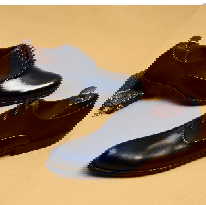 Buy Vintage Flat Shoes For Men Wedding Office Wear Formal-Jackmarc.com - JACKMARC.COM