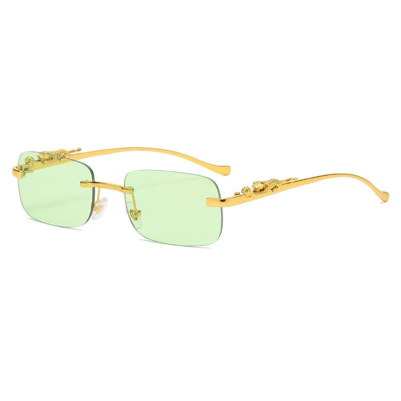 Buy Vintage Rectangle Rimless Sunglasses Eyewear -Jackmarc - JACKMARC.COM