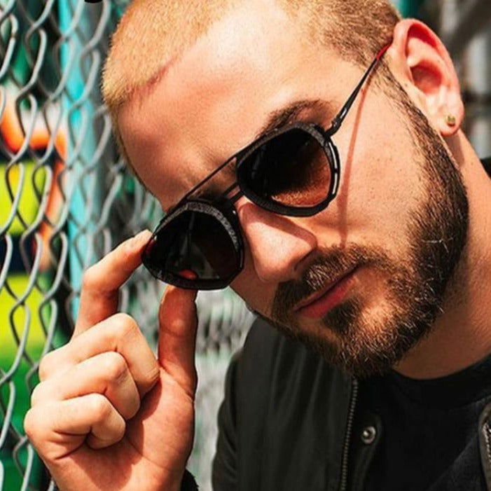Buy Vintage Steampunk Square Sunglasses Men - JACKMARC.COM