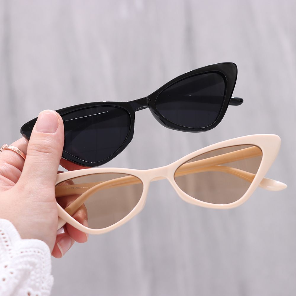 Fashion Women's Luxury Cat Eye Sunglasses - Triangle Vintage Design