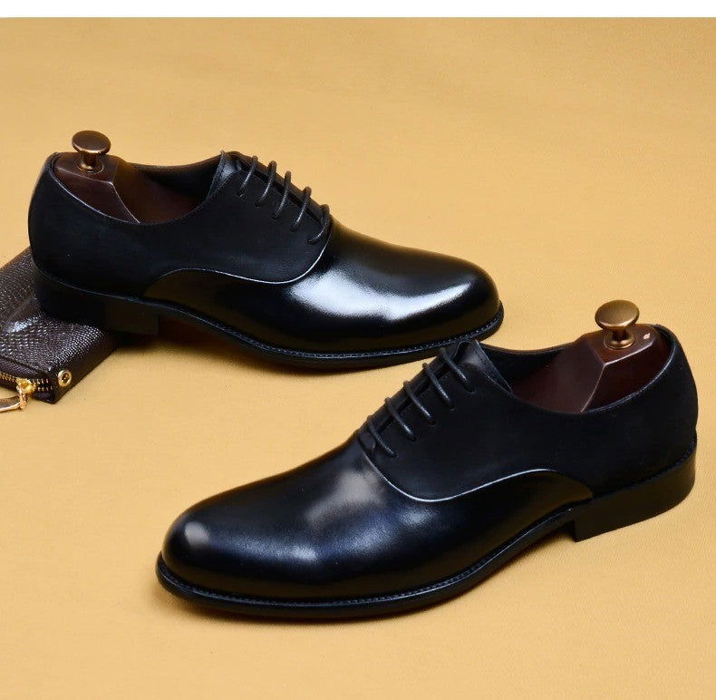 Classic Oxford Leather Shoes - JACKMARC.COM