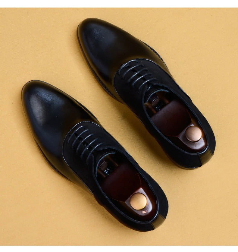 Classic Oxford Leather Shoes - JACKMARC.COM