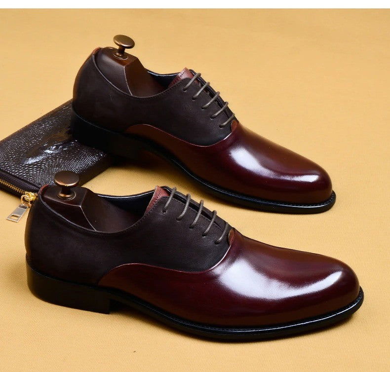 Classic Oxford Leather Shoes - JACKMARC.COM