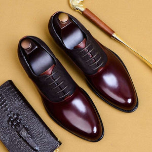 Classic Oxford Leather Shoes - JACKMARC.COM