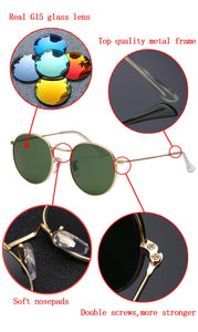 Classic Retro Round Sunglasses - JACKMARC.COM