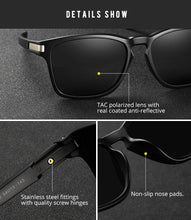 Load image into Gallery viewer, Classic Square Polarized Men&#39;s Sunglasses - JACKMARC.COM
