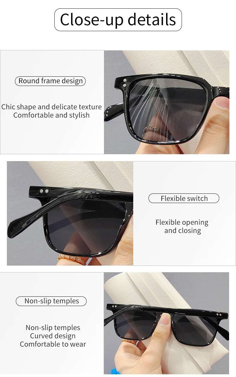 Classic Square Small Frame Sunglasses - JACKMARC.COM