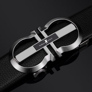 Designer Automatic Buckle Leather Belt - JACKMARC.COM