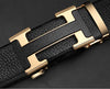 Designer Buckle Leather Belt - JACKMARC.COM