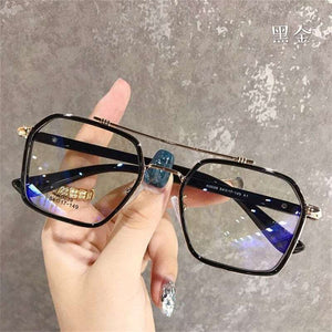 Designer Hexagon Anti-Blue Eyeglasses - JACKMARC.COM