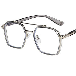 Designer Hexagon Anti-Blue Eyeglasses - JACKMARC.COM