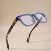 Blue Tiger Wayfarer Eyeglass