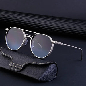 Fashion Autumn Winter Sunglasses - Vintage Metal Oval Frame - JACKMARC.COM