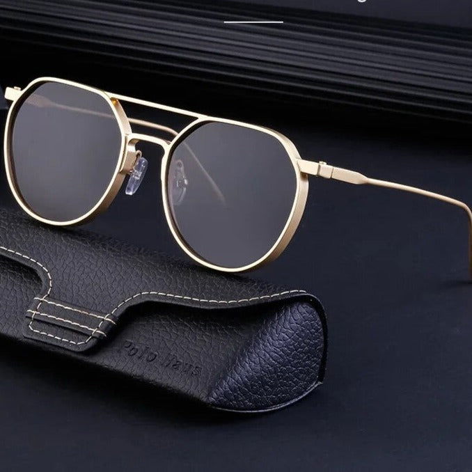 Fashion Autumn Winter Sunglasses - Vintage Metal Oval Frame - JACKMARC.COM