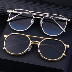 Fashion Autumn Winter Sunglasses - Vintage Metal Oval Frame - JACKMARC.COM