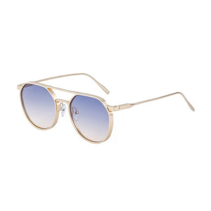 Fashion Autumn Winter Sunglasses - Vintage Metal Oval Frame - JACKMARC.COM