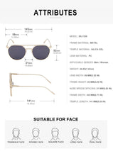 Load image into Gallery viewer, Fashion Autumn Winter Sunglasses - Vintage Metal Oval Frame - JACKMARC.COM
