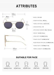 Fashion Autumn Winter Sunglasses - Vintage Metal Oval Frame - JACKMARC.COM