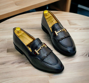 Fashion Croco Loafer Shoes for Men - Versatile Elegance - JACKMARC.COM