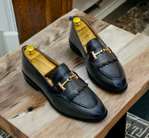 Fashion Croco Loafer Shoes for Men - Versatile Elegance - JACKMARC.COM