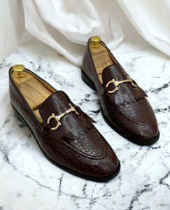 Fashion Croco Loafer Shoes for Men - Versatile Elegance - JACKMARC.COM