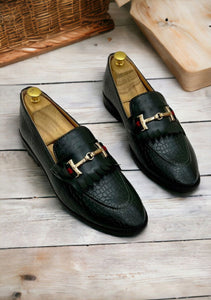 Fashion Croco Loafer Shoes for Men - Versatile Elegance - JACKMARC.COM