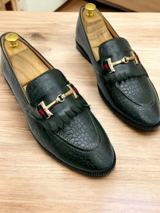 Fashion Croco Loafer Shoes for Men - Versatile Elegance - JACKMARC.COM