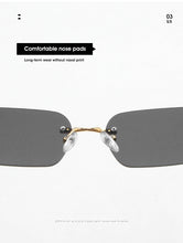 Load image into Gallery viewer, Fashion Retro Rectangle Rimless Sunglasses - JACKMARC.COM
