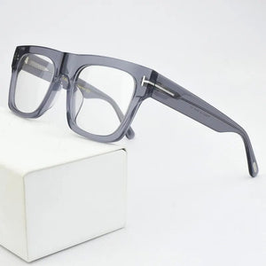 Fashion Square Acetate Prescription Eyeglasses - JACKMARC.COM