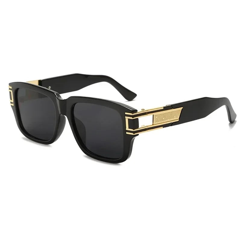 New Fashion Classic Square Sunglasses Vintage Design for Men and Women