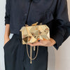 Geometry Shoulder Bag Gold Box Clutch - JACKMARC.COM