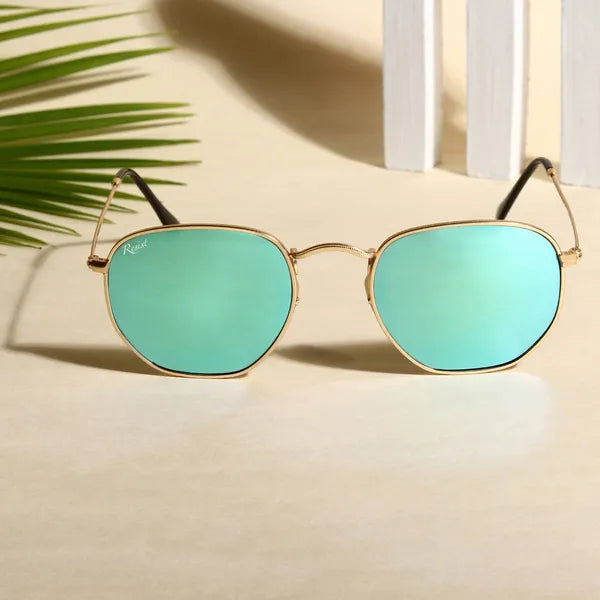 Hexa Blue Reflector Sunglass