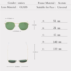 Hexagonal Sunglasses - JACKMARC.COM