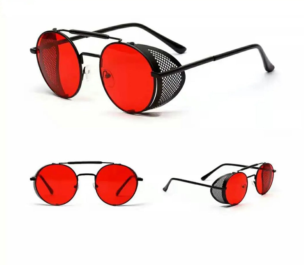 Hollowed Round Cap Sunglasses - JACKMARC.COM