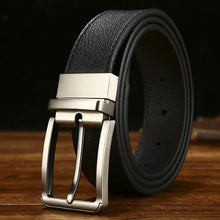 Load image into Gallery viewer, Italian Genuine Leather Men&#39;s Belt with Pin Buckle - JACKMARC.COM
