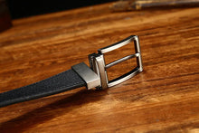 Load image into Gallery viewer, Italian Genuine Leather Men&#39;s Belt with Pin Buckle - JACKMARC.COM
