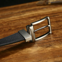 Load image into Gallery viewer, Italian Genuine Leather Men&#39;s Belt with Pin Buckle - JACKMARC.COM
