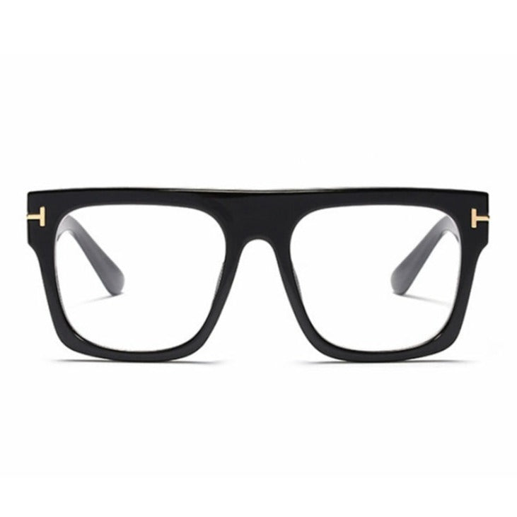 Jack Marc Retro Square Frame Anti-Blue Glasses - JACKMARC.COM
