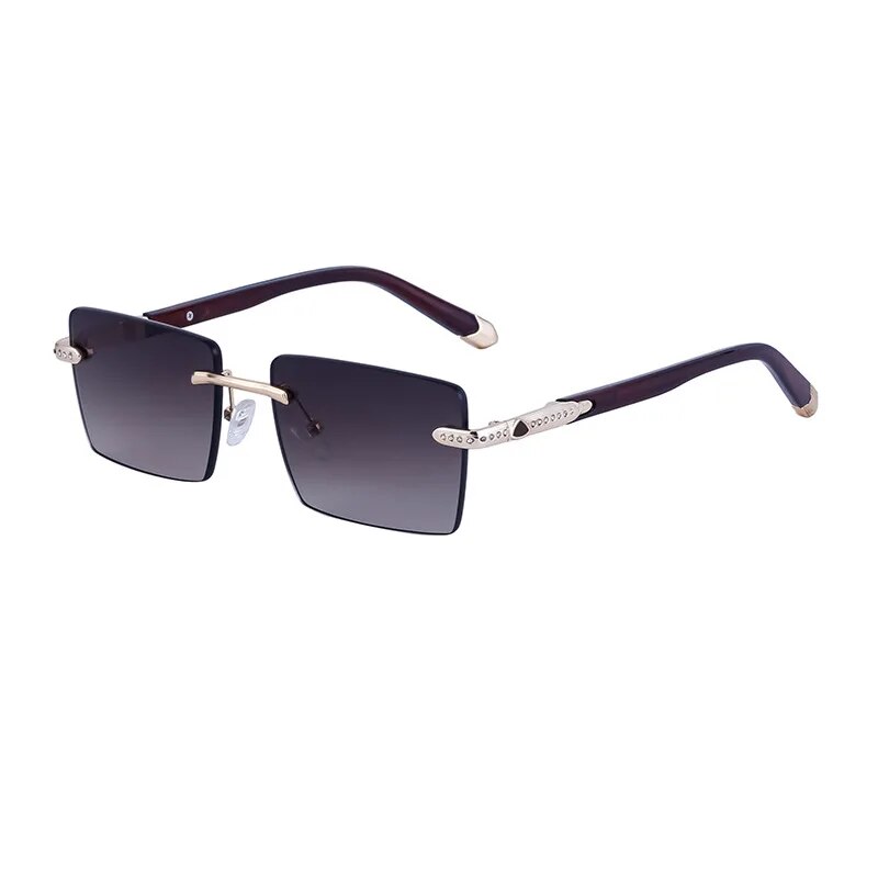 Jack Marc Stylish Rimless Sunglasses - Perfect for Men - JACKMARC.COM