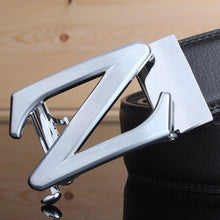 Load image into Gallery viewer, Jack Marc Automatic Buckle Strap Leather Belt - JACKMARC.COM
