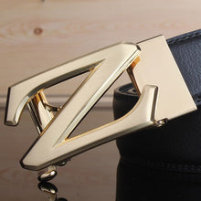 Load image into Gallery viewer, Jack Marc Automatic Buckle Strap Leather Belt - JACKMARC.COM
