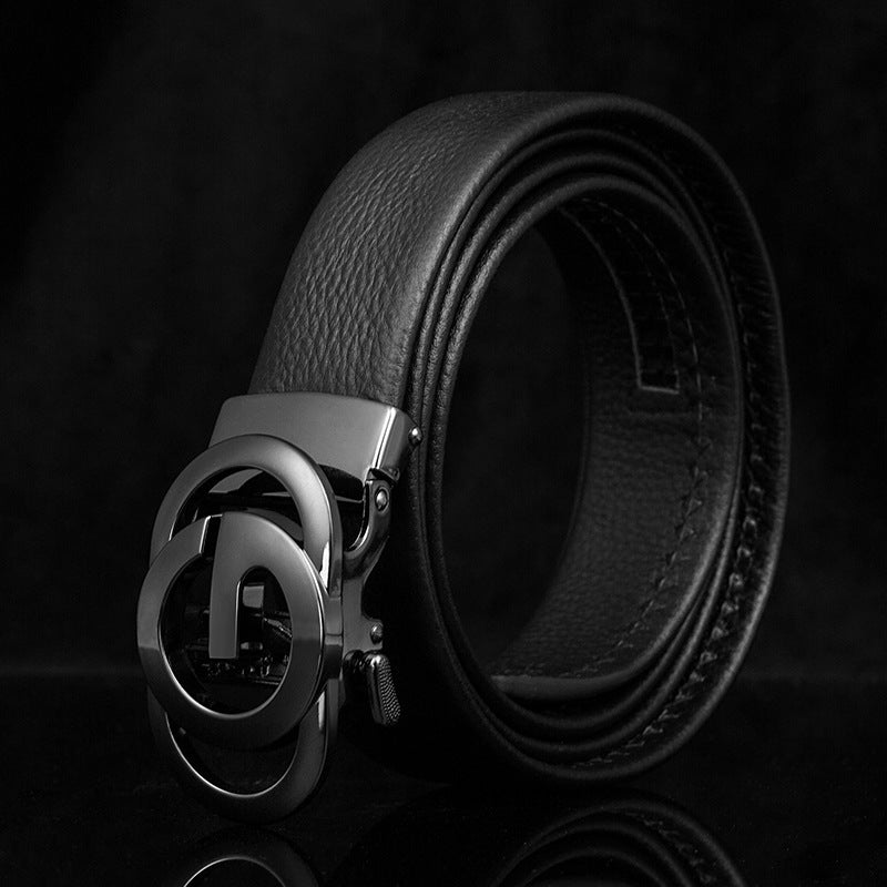 Jack Marc Automatic Leather Belt for Men - JACKMARC.COM