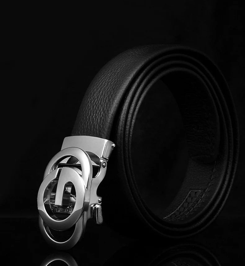 Jack Marc Automatic Leather Belt for Men - JACKMARC.COM