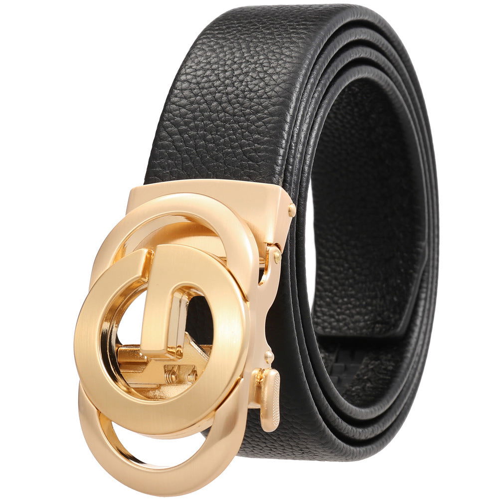 Jack Marc Automatic Leather Belt for Men - JACKMARC.COM
